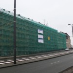 Gesamtansicht der Bahnhofstraße 34-36 im Bau (Frühjahr 2013)